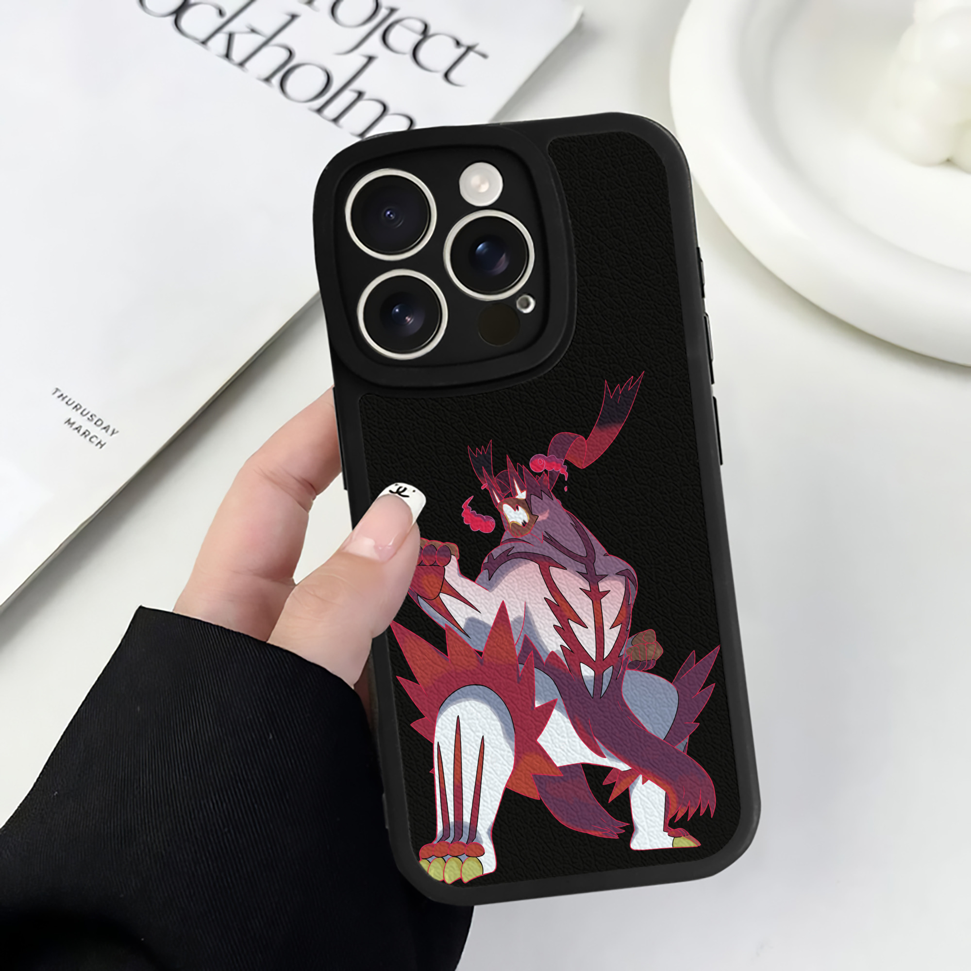 （画像用） ポケットモンスター Pokémon 【iPhone 16シリーズ対応】シリコンスマホケース（レザー調） 材質：シリコン